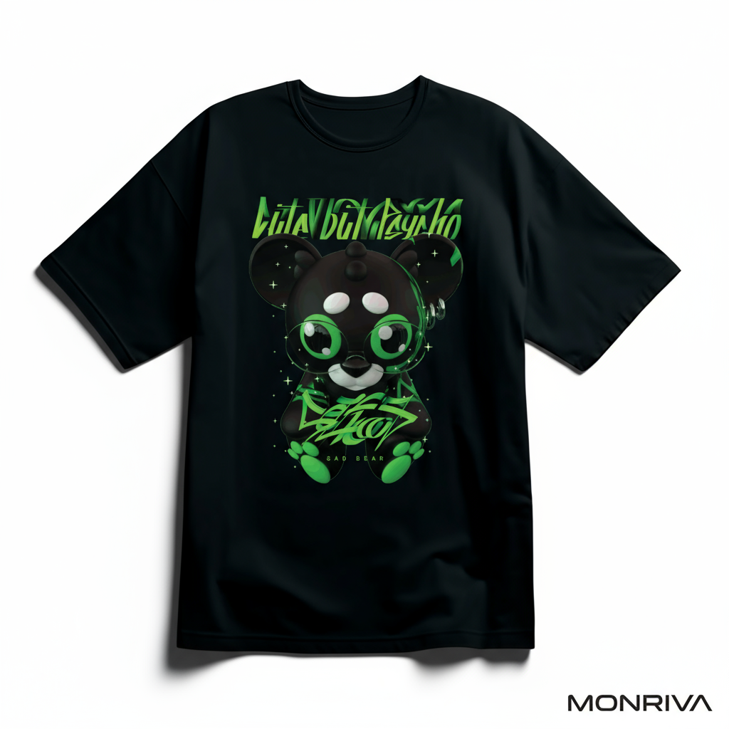 Neon Sad Bear